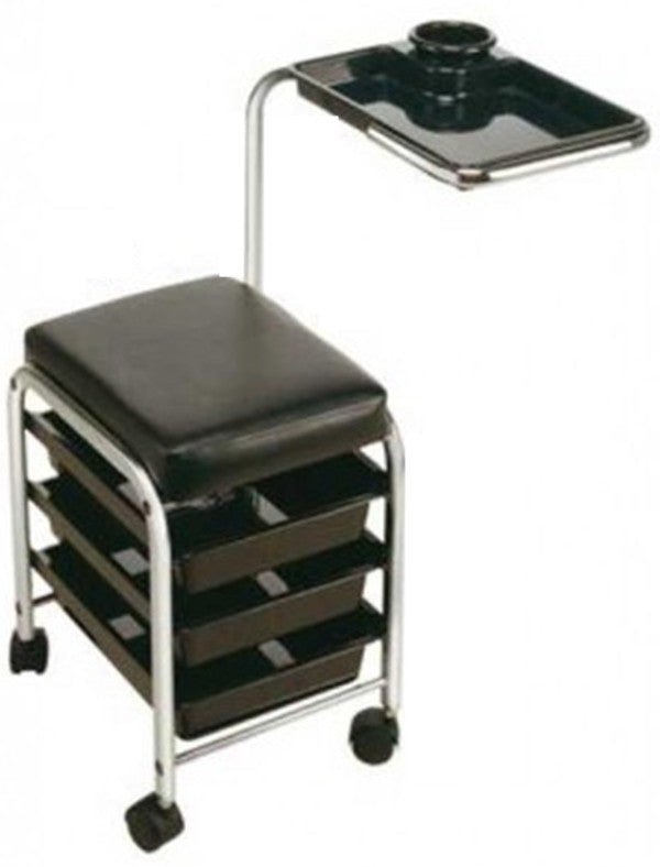 Carrito Manicura Brevis negro.