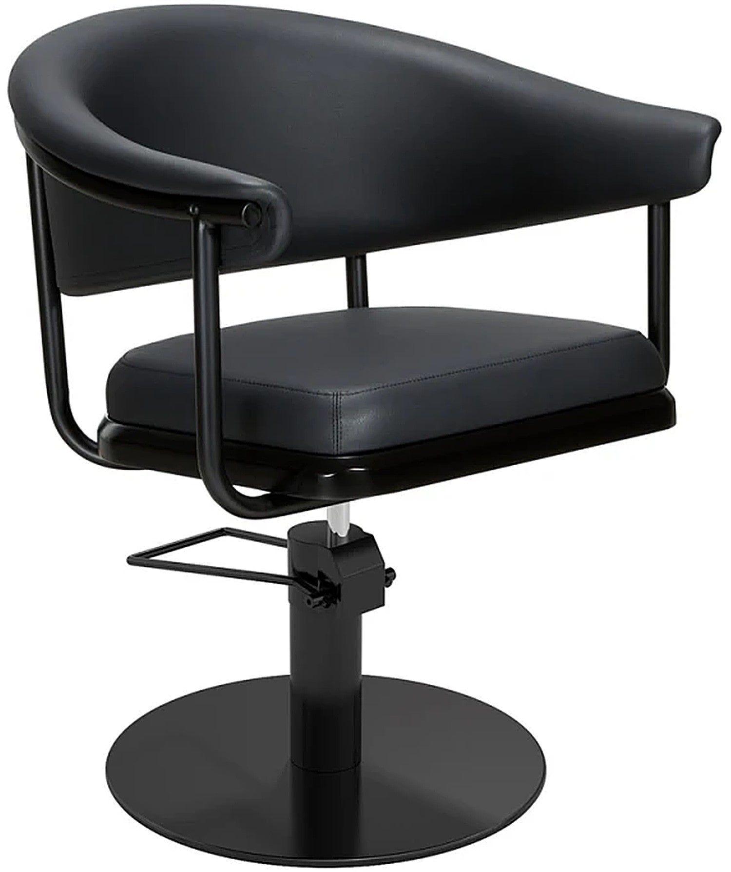 Silla tocador peluquería Lyra Negra