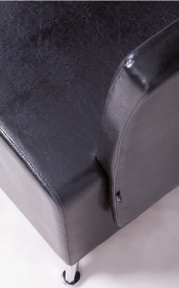 Sillón espera Cubic Doble con respaldo