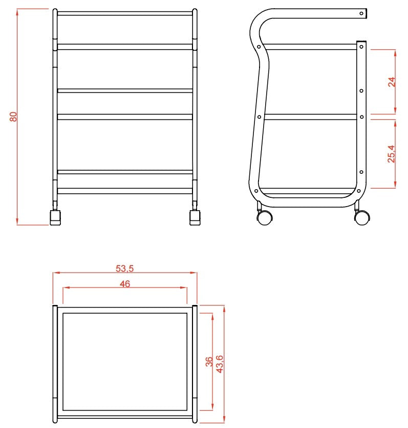 Carrito Practico de Belleza Help
