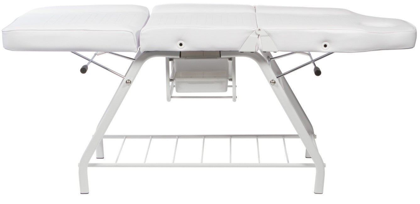 Camilla para estética 3 cuerpos con cajones