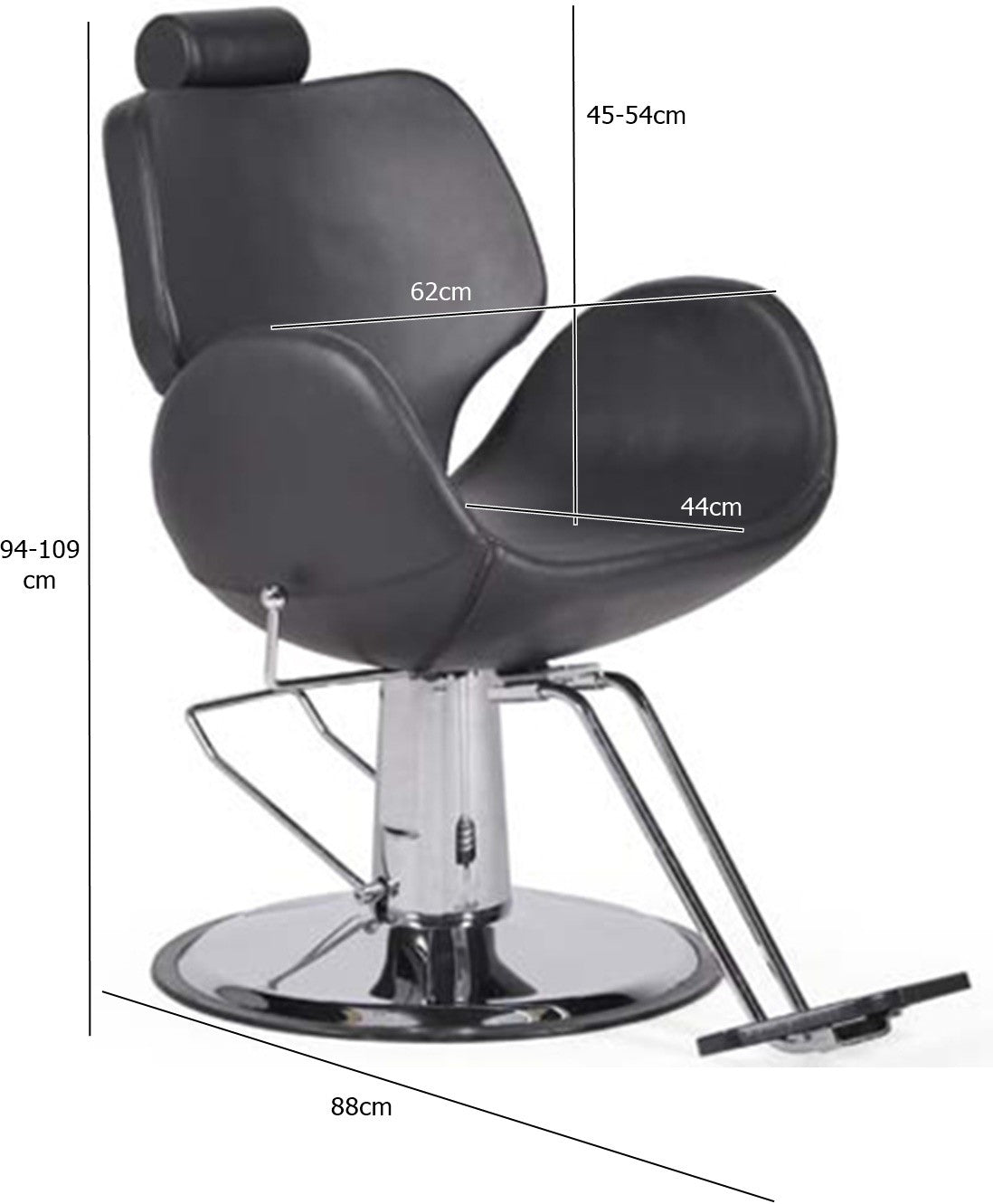 Sillon de maquillaje Coton Negro