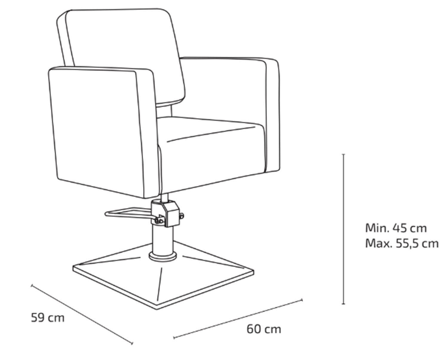 Sillón peluquería corte Christy