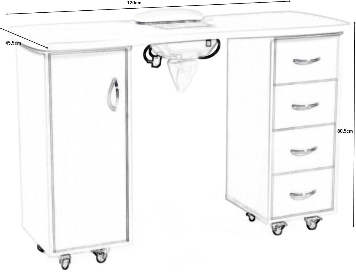 Mesa manicuras Toli
