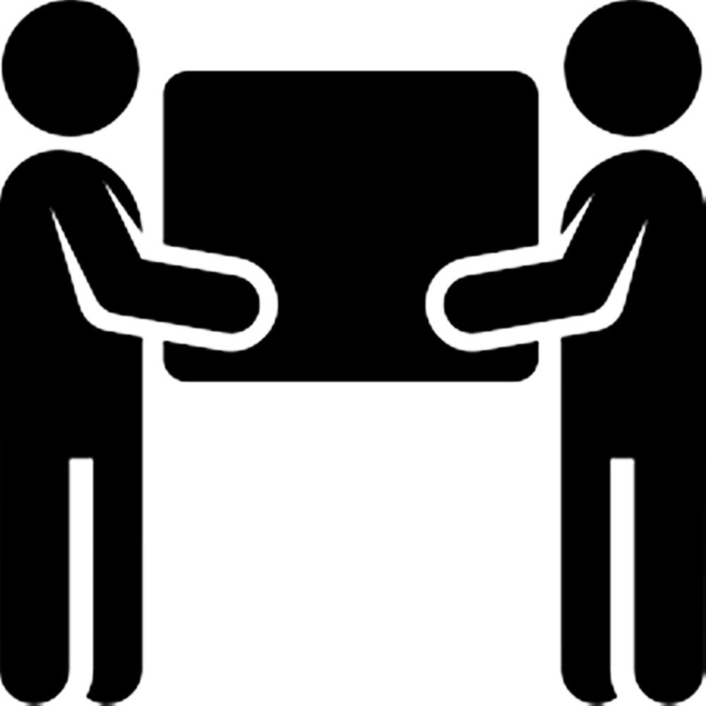 Mozo de ayuda hasta el interior de su local