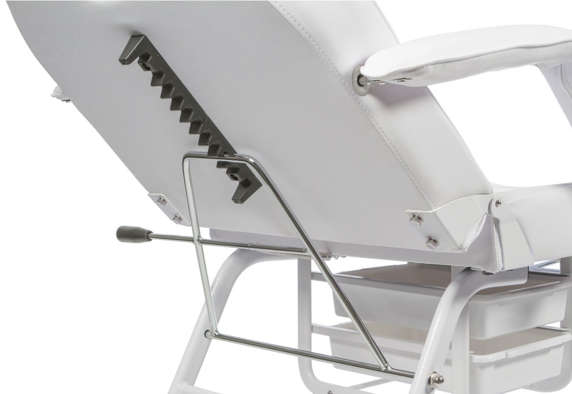 Camilla para estética 3 cuerpos con cajones