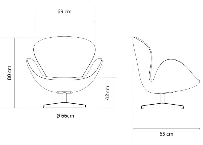 Sillón espera Chloe Ocre