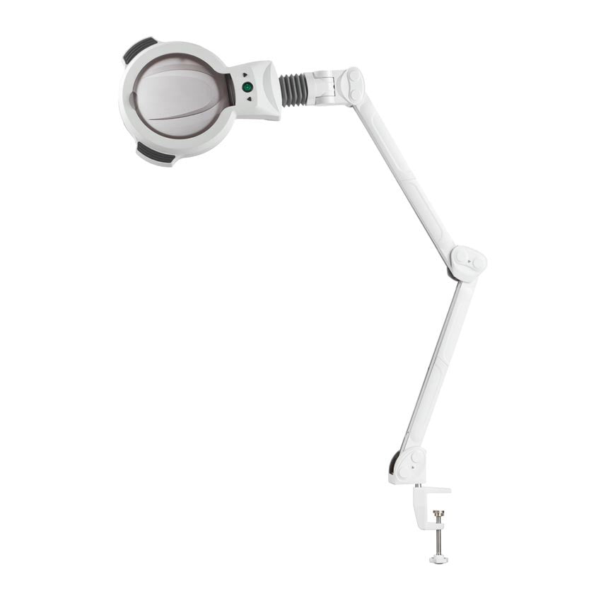 Lupa estetica Leds 5 dioctrias pinza