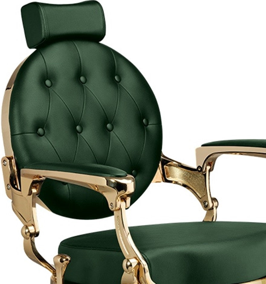 Sillón Barbero Buzz Gold Verde