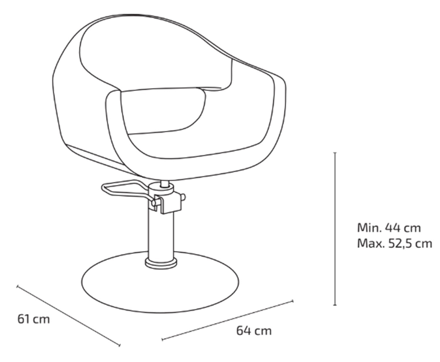 Sillón tocador peluquería Cindy