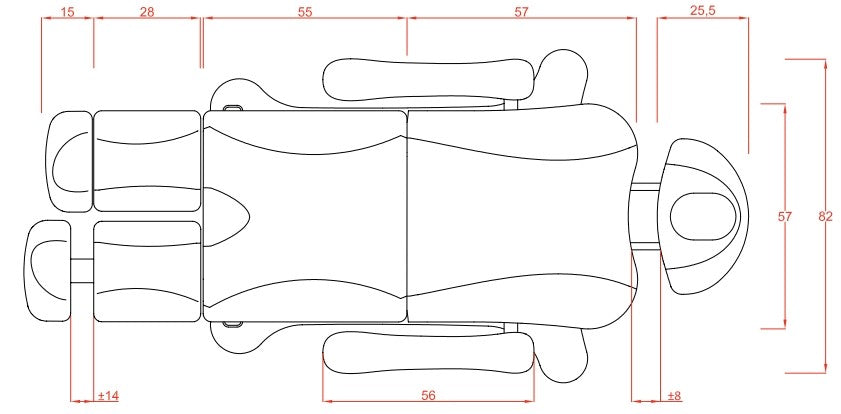 Sillón podología Tarse 5 motores