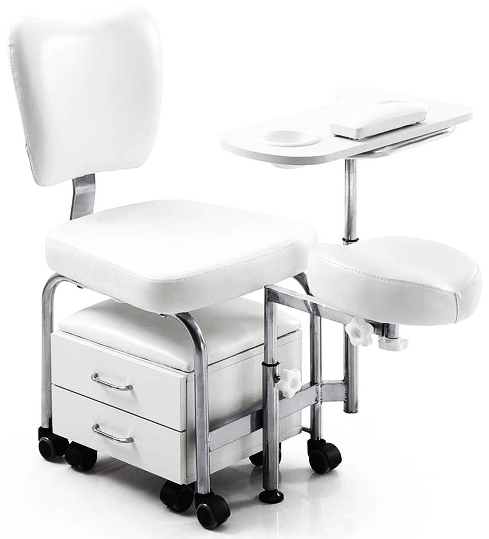 Taburete carrito para manicura y pedicura Tendy