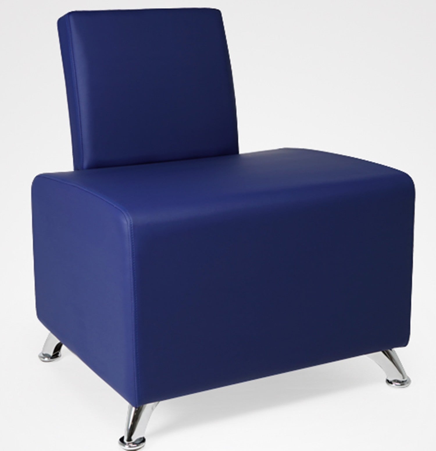 Sillón espera Cubic con respaldo
