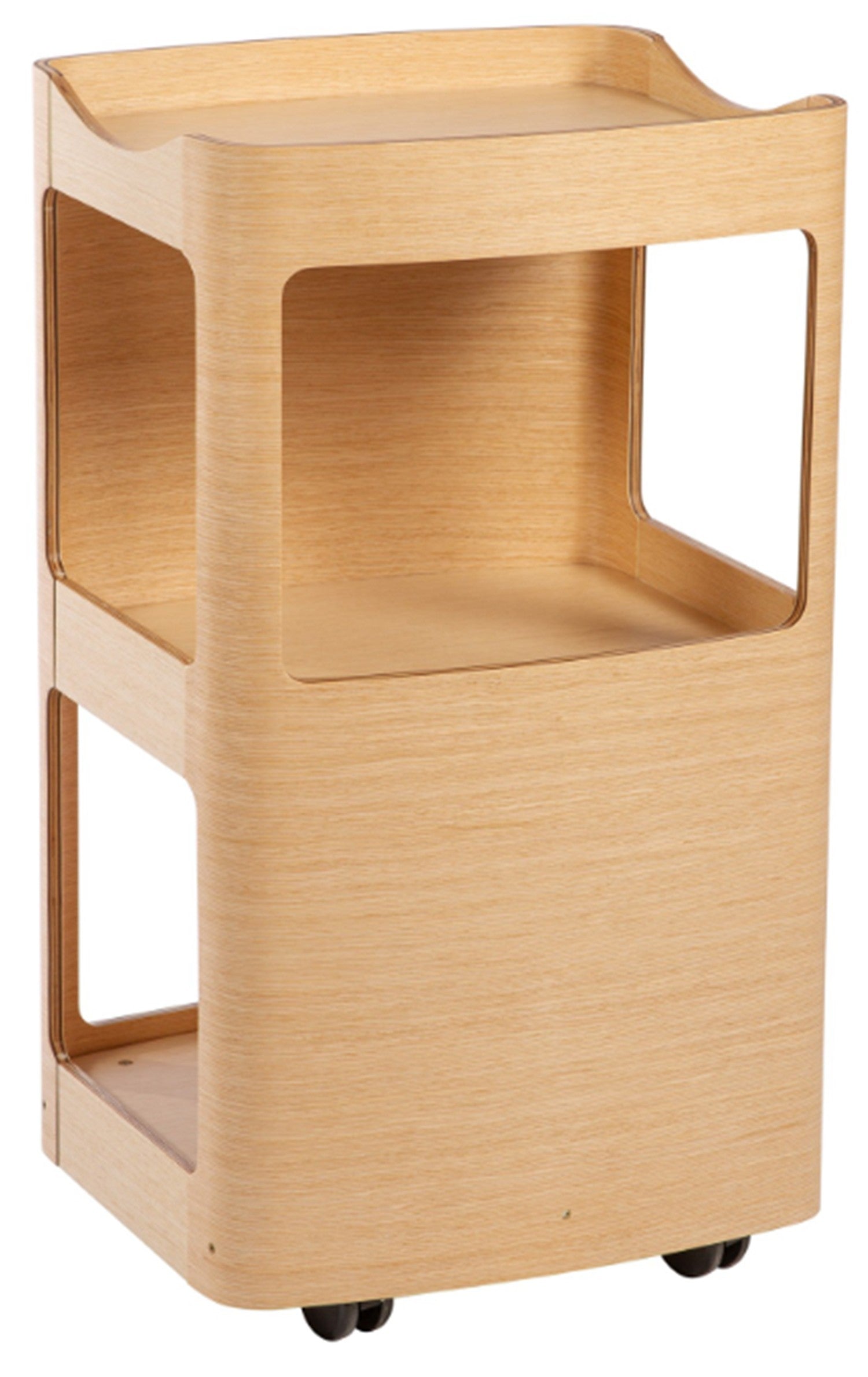 Carrito de madera Drako Natural
