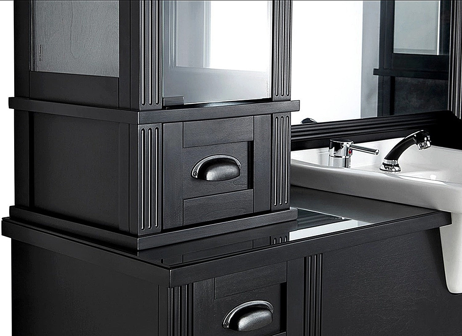 Tocador espejo barbero William