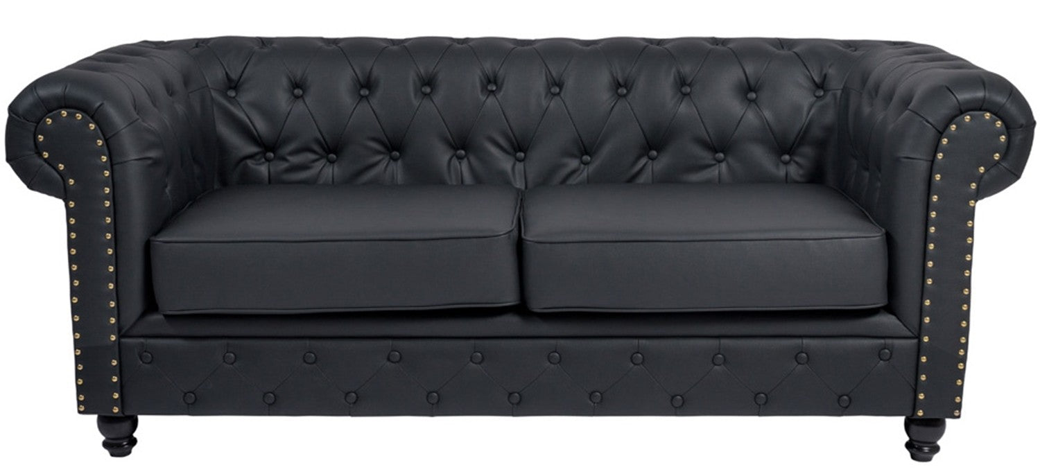 Sillón Chesterfield Negro