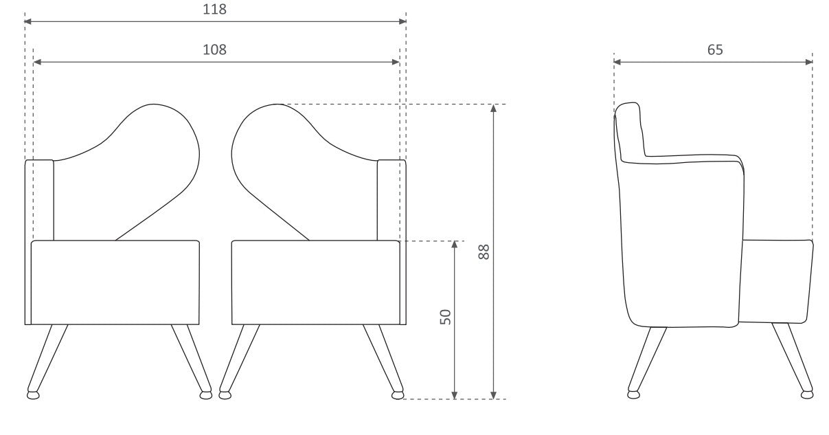 Sillones de espera Harmony