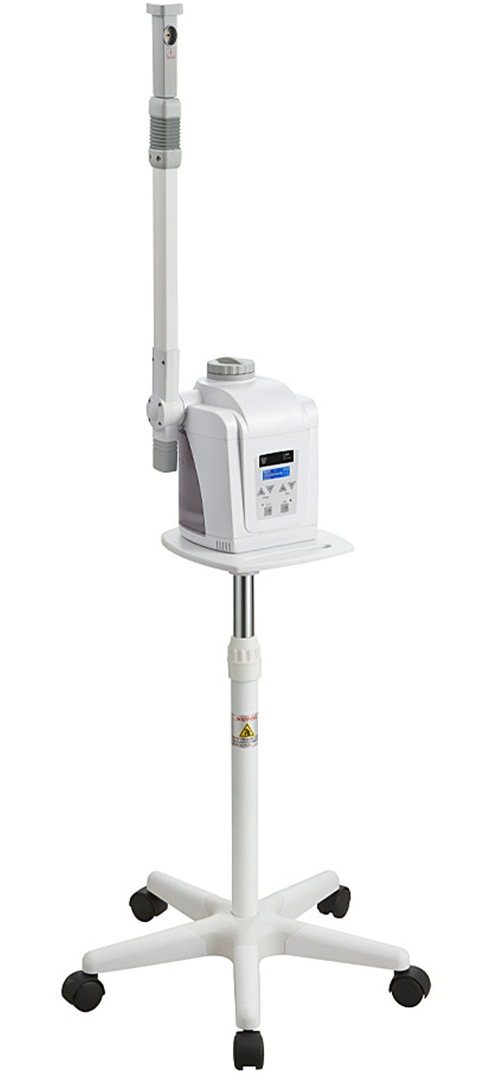 Vapor facial con pie Cromo