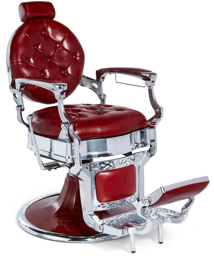 Sillon barbero Kirk Rojo