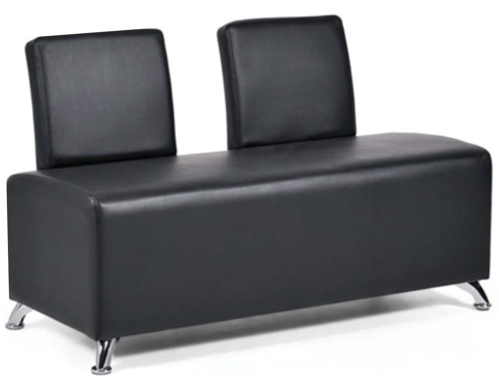 Sillón espera Cubic Doble con respaldo