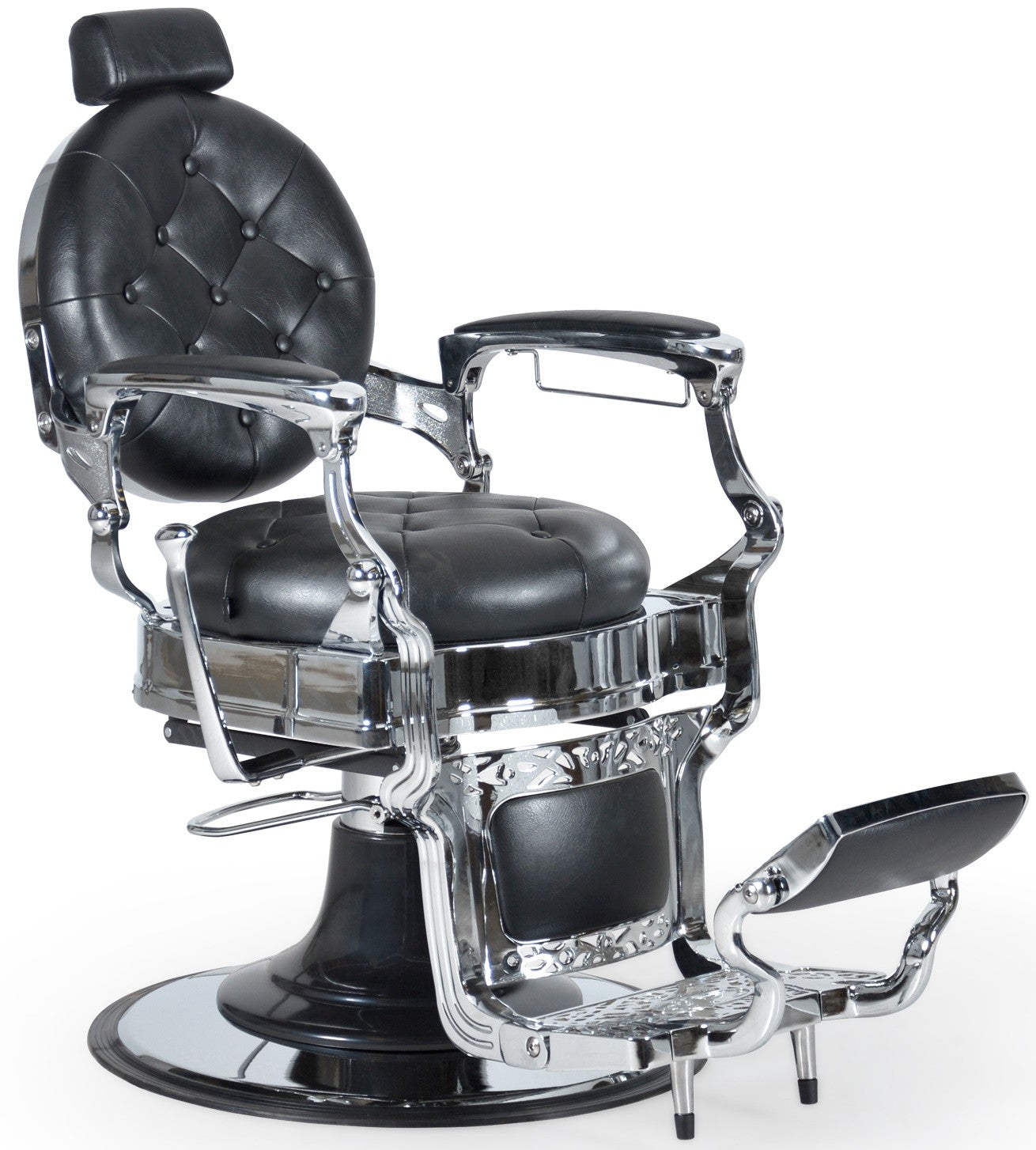 Sillón barbero Olimpo Cromo