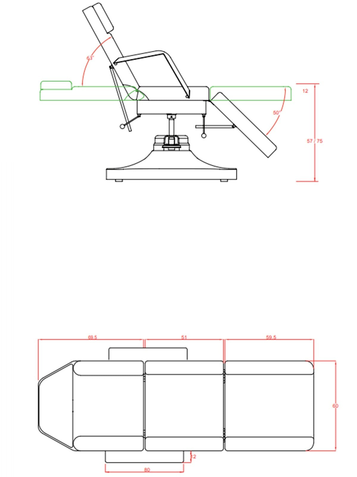 Weelko Camilla hidráulica Sart.