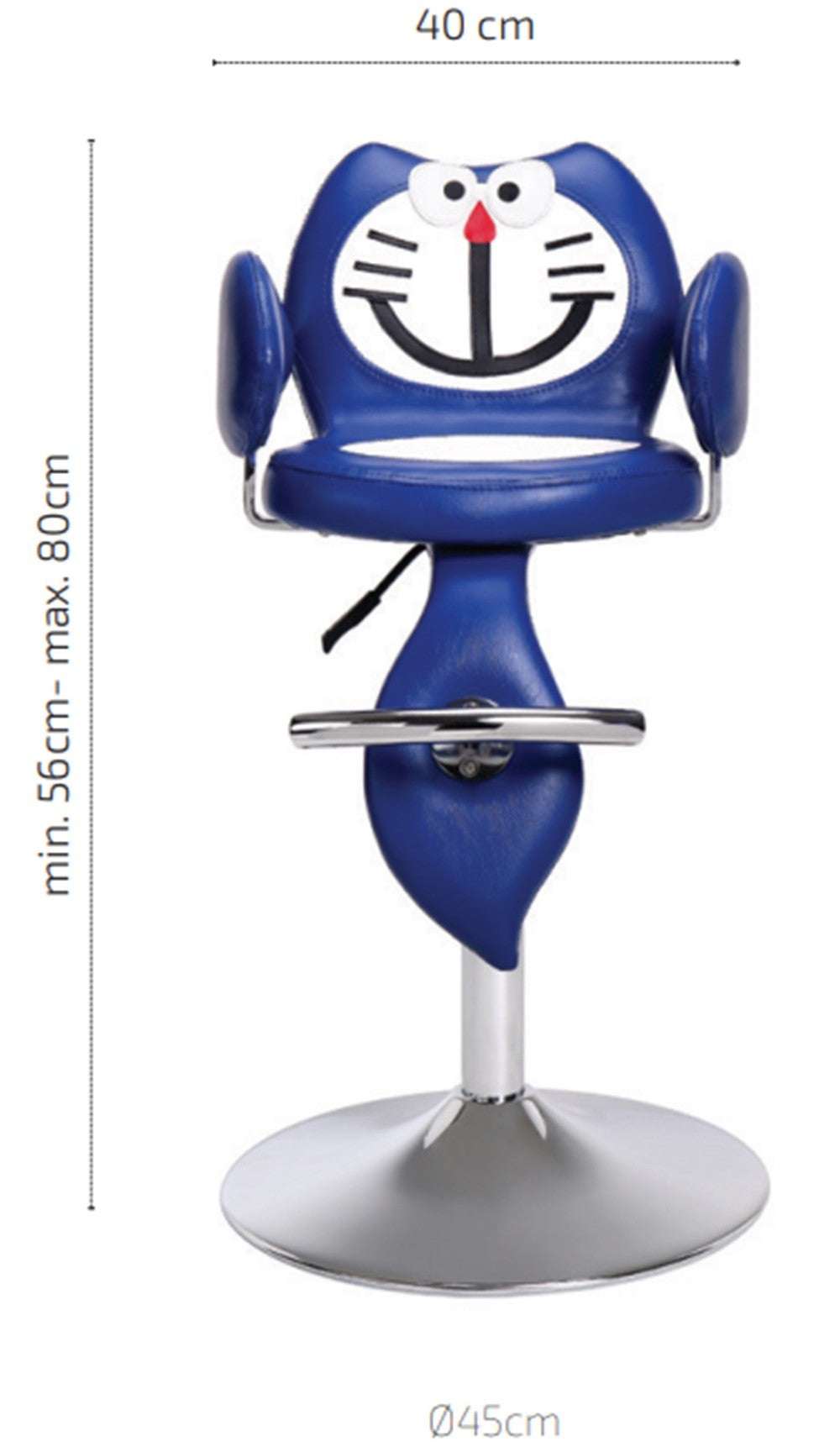 Silla peluquería niños Doraemon
