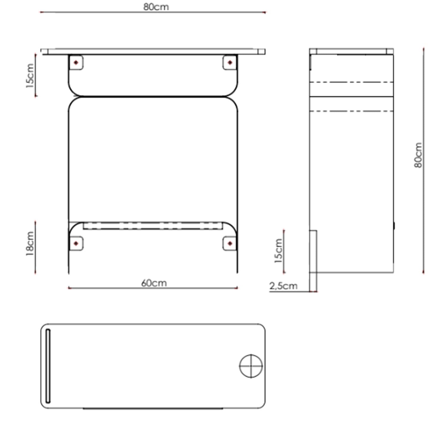 Mueble bajo para tocador peluqueria