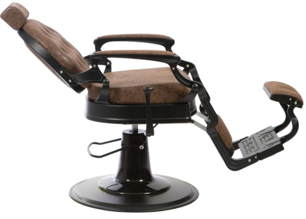 Sillón Barbero Barber Mae marron
