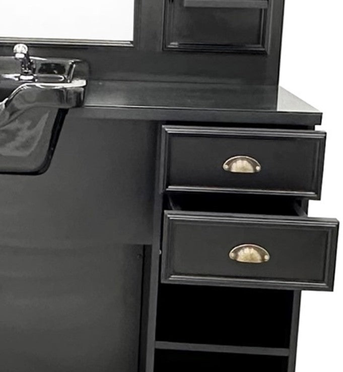 Lava cabezas barbero con espejo Bansa