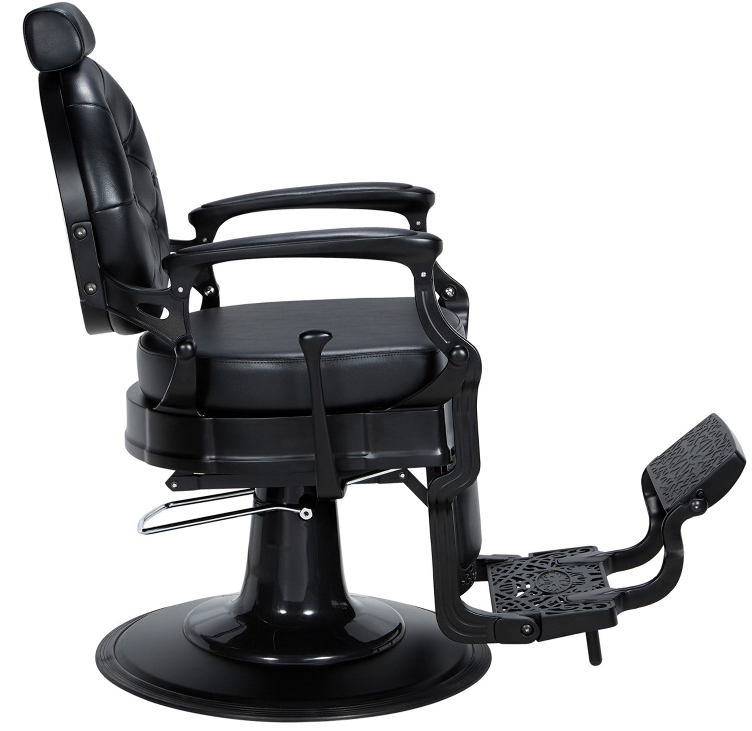 Sillón de barbería Check negro