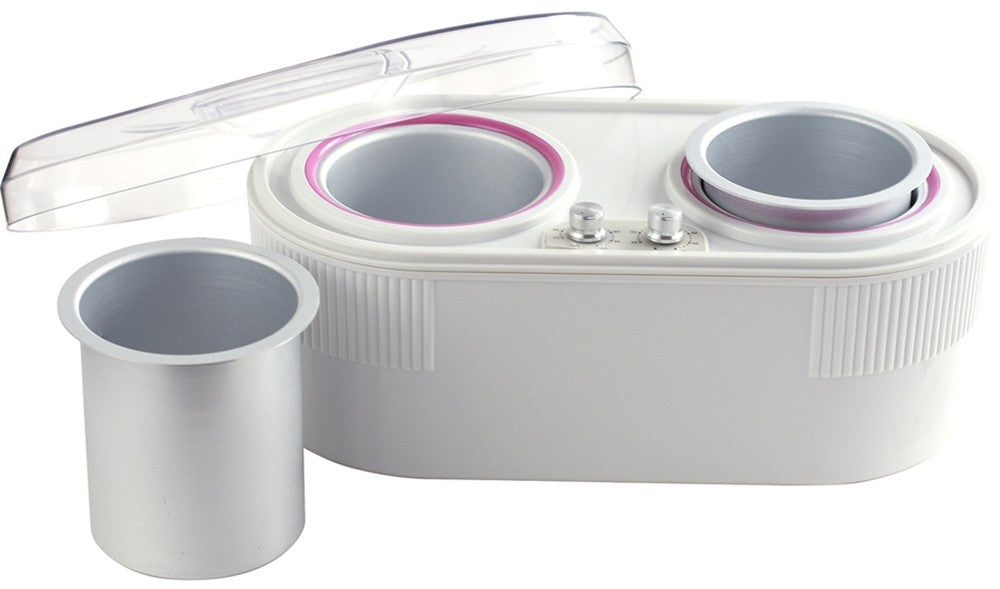 Calentador de cera en lata