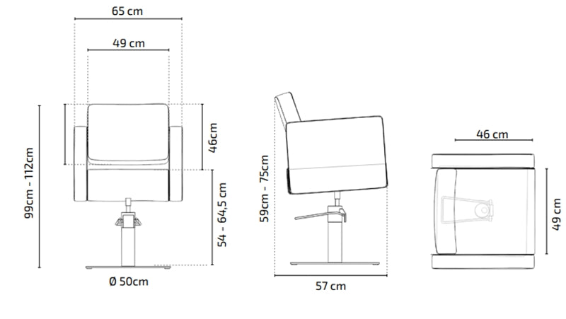 Sillón tocador peluquería Dora