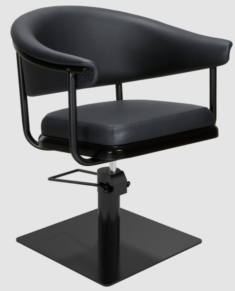 Silla tocador peluquería Lyra Negra