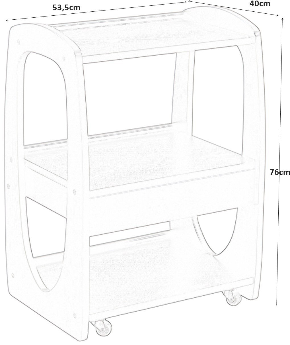 Carrito madera Spa Micro