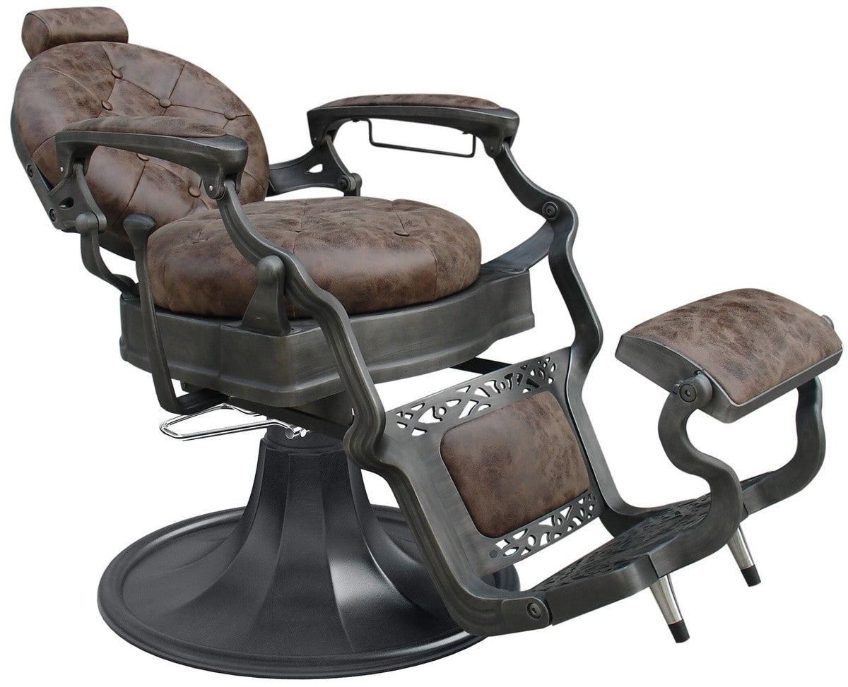 Sillón Barbería Clint marron