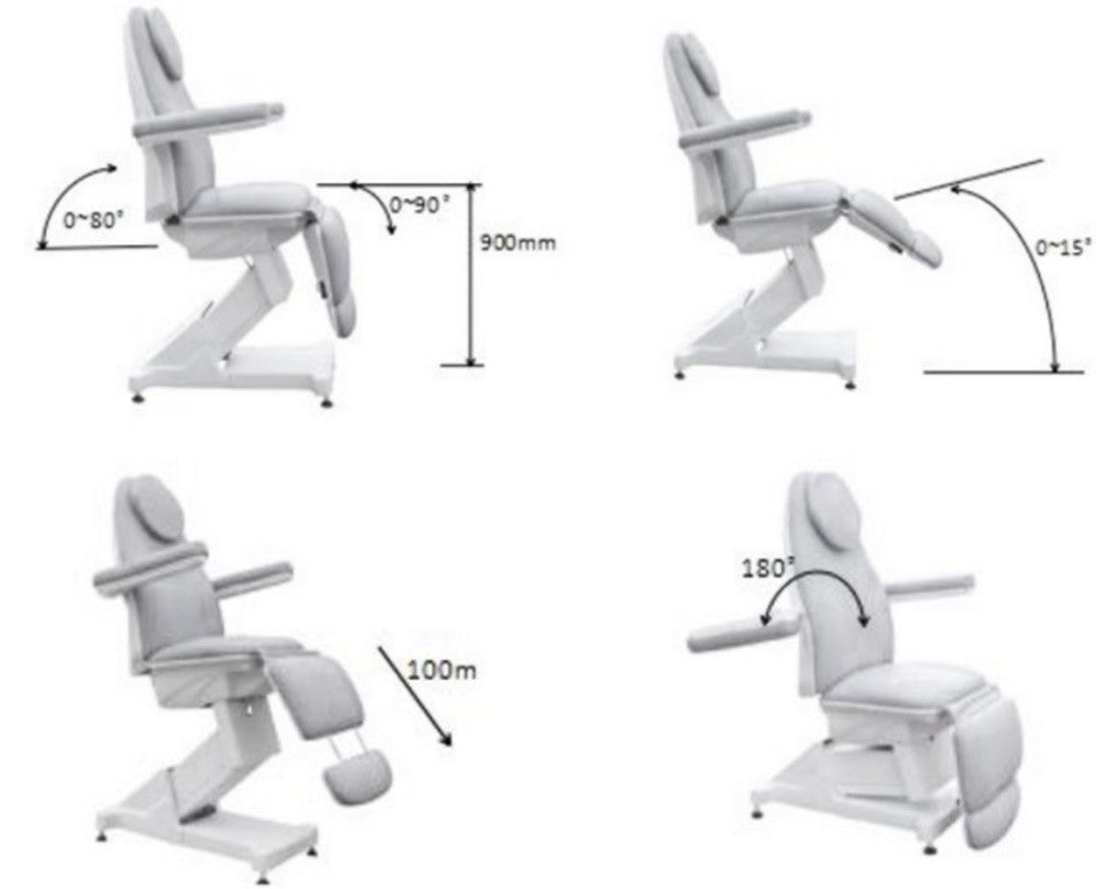 Camilla eléctrica de 3 motores Joanne