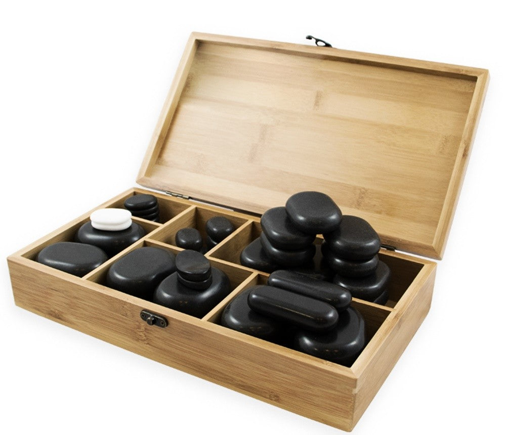 Piedras de Basalto masajes mediun