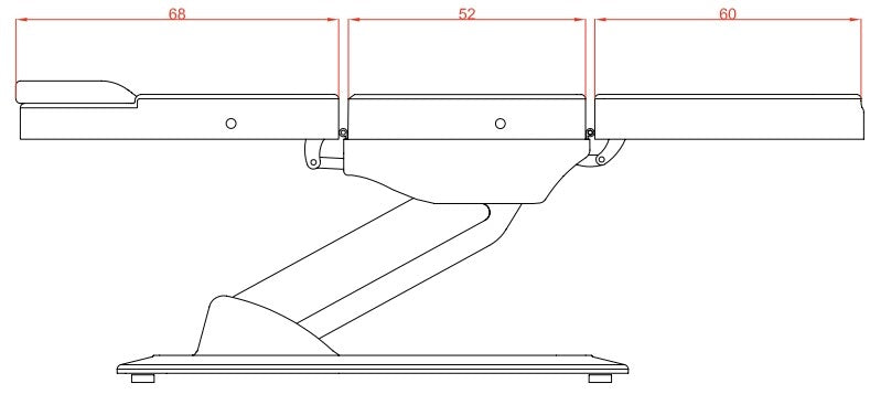 Camilla eléctrica 3 cuerpos para estética Ster.