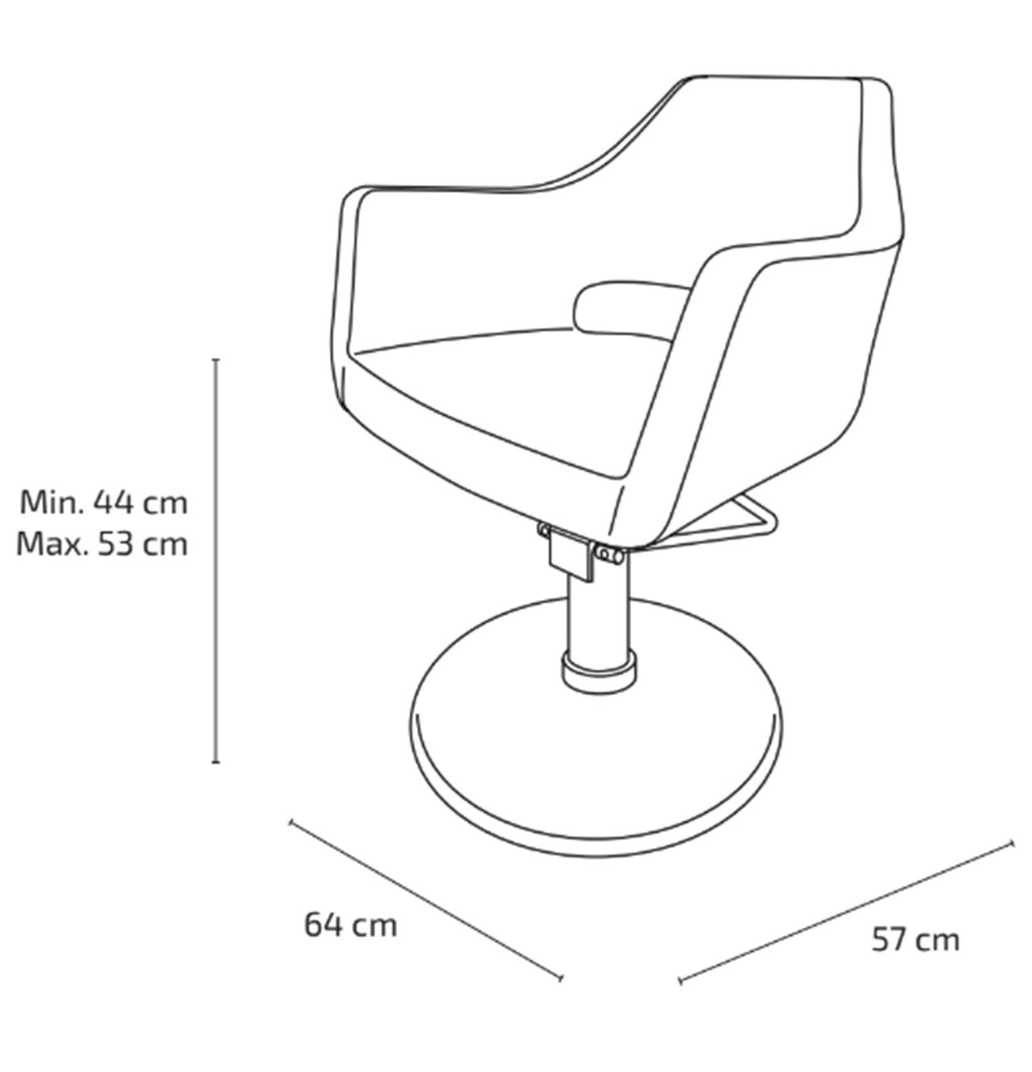Sillón peluquería corte Misty