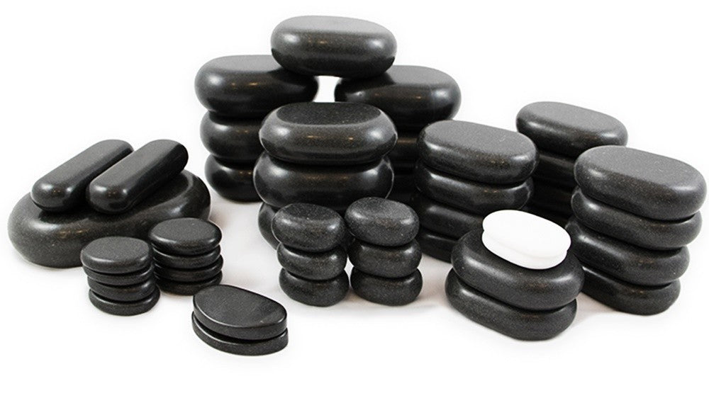 Piedras de Basalto masajes mediun