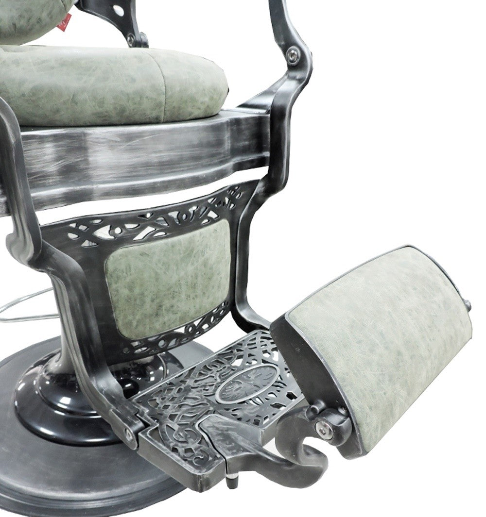 Sillón barbero Olimpo verde
