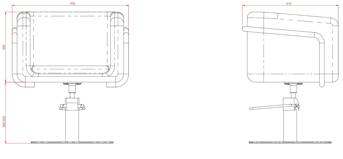Sillón peluquería Egan