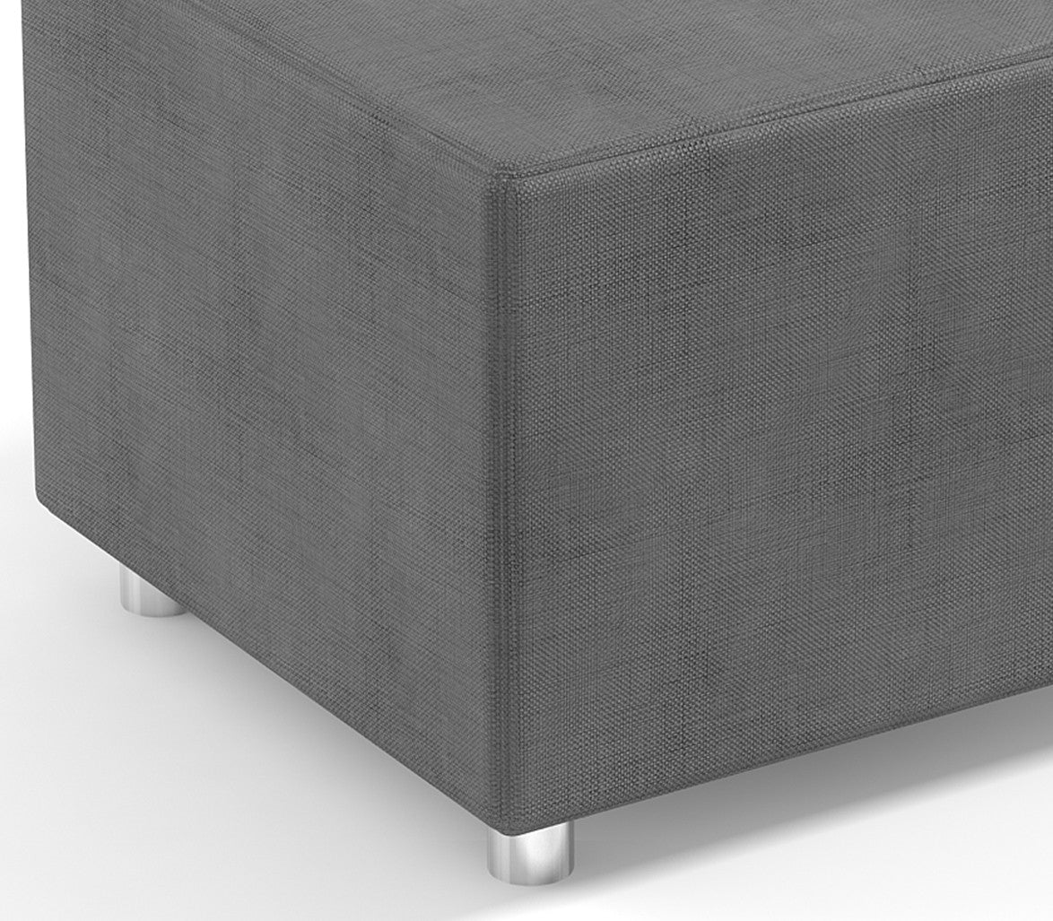 Sillón puff Cube gris