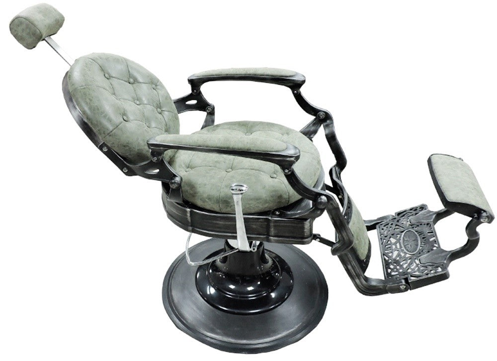 Sillón barbero Olimpo verde