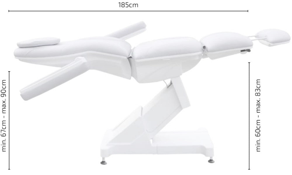 Camilla eléctrica de 3 motores Joanne