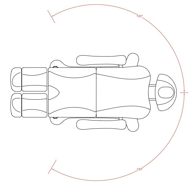 Sillón podología Tarse 3 motores