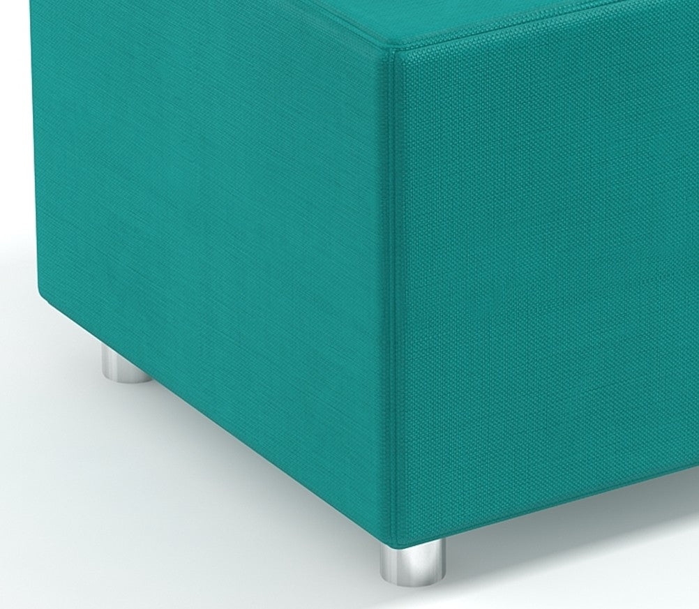 Sillón puff Cube Turquesa