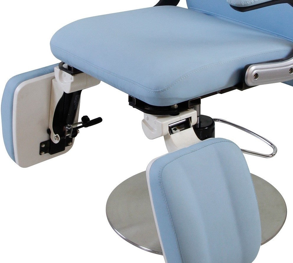 Sillón Alcor de pedicuras Hidraulico Azul