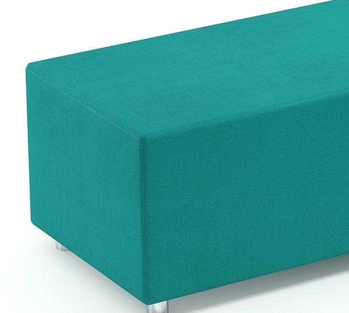 Sillón espera Tube tela Turquesa